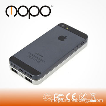 4000mAh Battery Charger with 2 USB output aluminium case power bank